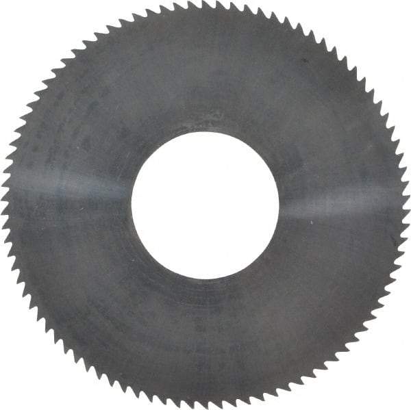 Made in USA - 1-3/4" Diam x 0.01" Blade Thickness x 5/8" Arbor Hole Diam, 90 Tooth Slitting and Slotting Saw - Arbor Connection, Solid Carbide, Concave Ground - Apex Tool & Supply