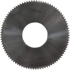 Made in USA - 1-3/4" Diam x 0.016" Blade Thickness x 5/8" Arbor Hole Diam, 90 Tooth Slitting and Slotting Saw - Arbor Connection, Solid Carbide, Concave Ground - Apex Tool & Supply