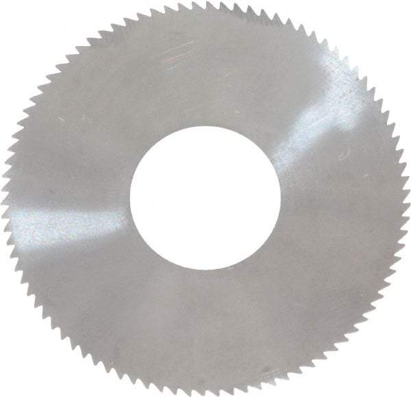 Made in USA - 1-3/4" Diam x 0.025" Blade Thickness x 5/8" Arbor Hole Diam, 90 Tooth Slitting and Slotting Saw - Arbor Connection, Solid Carbide, Concave Ground - Apex Tool & Supply