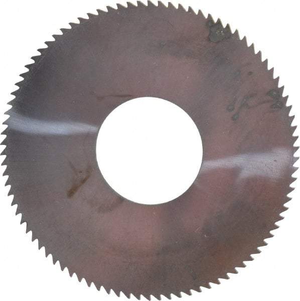 Made in USA - 1-3/4" Diam x 0.045" Blade Thickness x 5/8" Arbor Hole Diam, 90 Tooth Slitting and Slotting Saw - Arbor Connection, Solid Carbide, Concave Ground - Apex Tool & Supply