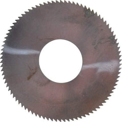 Made in USA - 1-3/4" Diam x 0.045" Blade Thickness x 5/8" Arbor Hole Diam, 90 Tooth Slitting and Slotting Saw - Arbor Connection, Solid Carbide, Concave Ground - Apex Tool & Supply