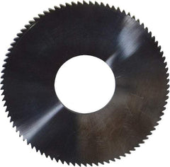 Made in USA - 1-3/4" Diam x 0.064" Blade Thickness x 5/8" Arbor Hole Diam, 90 Tooth Slitting and Slotting Saw - Arbor Connection, Solid Carbide, Concave Ground - Apex Tool & Supply