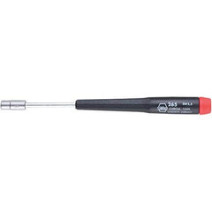 Wiha - 5.5mm Solid Shaft Precision Nutdriver - Cushion Grip Handle, 6-11/16" OAL - Apex Tool & Supply