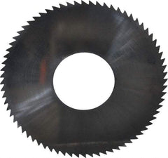 Made in USA - 2-3/4" Diam x 0.016" Blade Thickness x 1" Arbor Hole Diam, 72 Tooth Slitting and Slotting Saw - Arbor Connection, Solid Carbide, Concave Ground - Apex Tool & Supply