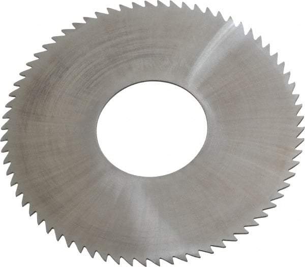 Made in USA - 2-3/4" Diam x 0.032" Blade Thickness x 1" Arbor Hole Diam, 72 Tooth Slitting and Slotting Saw - Arbor Connection, Solid Carbide, Concave Ground - Apex Tool & Supply