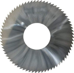 Made in USA - 2-3/4" Diam x 0.036" Blade Thickness x 1" Arbor Hole Diam, 72 Tooth Slitting and Slotting Saw - Arbor Connection, Solid Carbide, Concave Ground - Apex Tool & Supply
