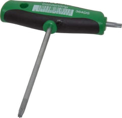 Wiha - T15 T-Handle Cushion Grip Torx Key Set - 100mm Length Under Head, T15 Torx Size - Apex Tool & Supply