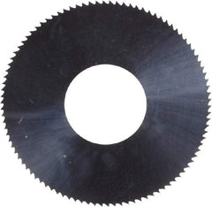 Made in USA - 1" Diam x 0.008" Blade Thickness, 3/8" Arbor Hole Diam, 98 Teeth, Solid Carbide Jeweler's Saw - Uncoated - Apex Tool & Supply