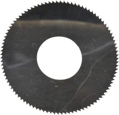 Made in USA - 1" Diam x 0.014" Blade Thickness, 3/8" Arbor Hole Diam, 98 Teeth, Solid Carbide Jeweler's Saw - Uncoated - Apex Tool & Supply