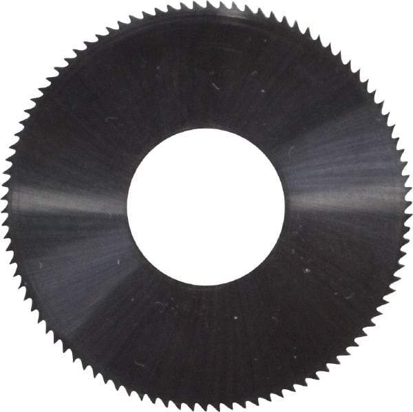 Made in USA - 1" Diam x 0.025" Blade Thickness, 3/8" Arbor Hole Diam, 98 Teeth, Solid Carbide Jeweler's Saw - Uncoated - Apex Tool & Supply