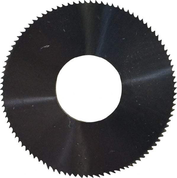 Made in USA - 1" Diam x 1/8" Thick, 3/8" Arbor Hole Diam, 98 Teeth, Solid Carbide Jeweler's Saw - Uncoated - Apex Tool & Supply