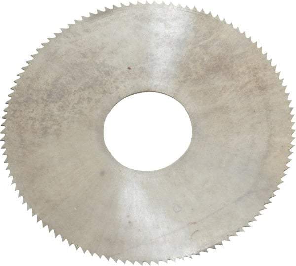 Made in USA - 1-1/4" Diam x 0.016" Blade Thickness, 3/8" Arbor Hole Diam, 110 Teeth, Solid Carbide, Jeweler's Saw - Uncoated - Apex Tool & Supply