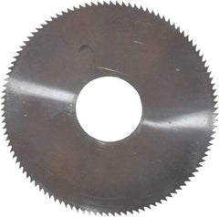 Made in USA - 1-1/4" Diam x 0.02" Blade Thickness, 3/8" Arbor Hole Diam, 110 Teeth, Solid Carbide, Jeweler's Saw - Uncoated - Apex Tool & Supply