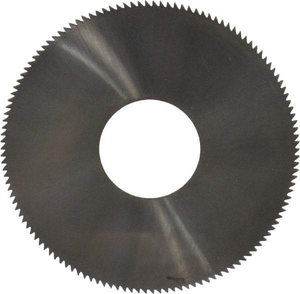Made in USA - 1-1/2" Diam x 0.032" Blade Thickness, 1/2" Arbor Hole Diam, 130 Teeth, Solid Carbide, Jeweler's Saw - Uncoated - Apex Tool & Supply