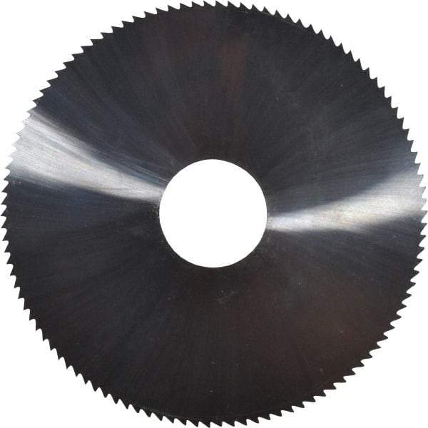 Made in USA - 2" Diam x 0.051" Blade Thickness, 1/2" Arbor Hole Diam, 110 Teeth, Solid Carbide Jeweler's Saw - Uncoated - Apex Tool & Supply