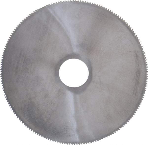 Made in USA - 2-1/2" Diam x 0.032" Blade Thickness, 1/2" Arbor Hole Diam, 190 Teeth, Solid Carbide, Jeweler's Saw - Uncoated - Apex Tool & Supply