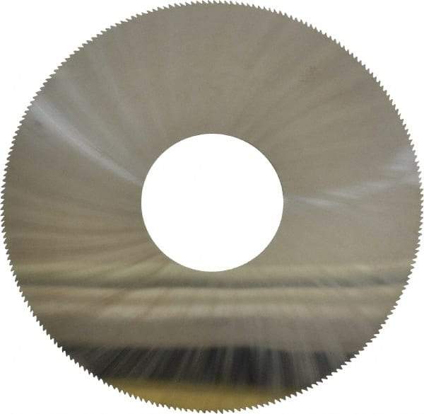 Made in USA - 3" Diam x 0.035" Blade Thickness, 1" Arbor Hole Diam, 230 Teeth, Solid Carbide Jeweler's Saw - Uncoated - Apex Tool & Supply