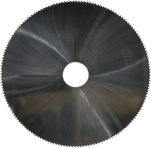 Made in USA - 3" Diam x 0.04" Blade Thickness, 1/2" Arbor Hole Diam, 168 Teeth, Solid Carbide Jeweler's Saw - Uncoated - Apex Tool & Supply