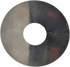 Made in USA - 3" Diam x 0.01" Blade Thickness, 1" Arbor Hole Diam, 280 Teeth, Solid Carbide Jeweler's Saw - Uncoated - Apex Tool & Supply
