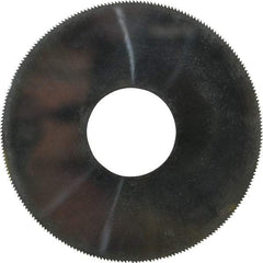 Made in USA - 3" Diam x 0.02" Blade Thickness, 1" Arbor Hole Diam, 230 Teeth, Solid Carbide Jeweler's Saw - Uncoated - Apex Tool & Supply