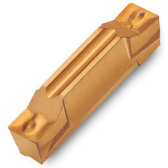 Grooving Insert: TDFTT TT7220, Solid Carbide TiCN Finish, Left Hand, 0.118″ Cutting Width, Series TDFT-E