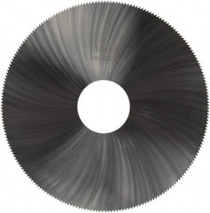 Made in USA - 4" Diam x 0.035" Blade Thickness, 1" Arbor Hole Diam, 220 Teeth, Solid Carbide Jeweler's Saw - Uncoated - Apex Tool & Supply