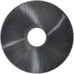 Made in USA - 4" Diam x 1/16" Thick, 1" Arbor Hole Diam, 220 Teeth, Solid Carbide Jeweler's Saw - Uncoated - Apex Tool & Supply