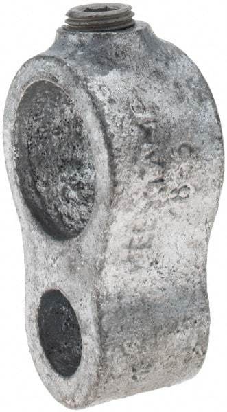 Kee - 3/4" Pipe, Malleable Iron Gate Hinge Fitting - Galvanized Finish - Apex Tool & Supply
