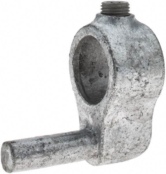 Kee - 3/4" Pipe, Malleable Iron Gate Hinge Fitting - Galvanized Finish - Apex Tool & Supply