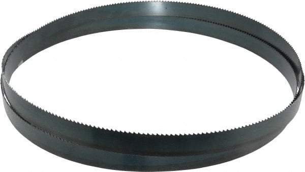 Starrett - 6 TPI, 11' Long x 1" Wide x 0.035" Thick, Welded Band Saw Blade - Carbon Steel, Toothed Edge, Raker Tooth Set, Flexible Back, Contour Cutting - Apex Tool & Supply