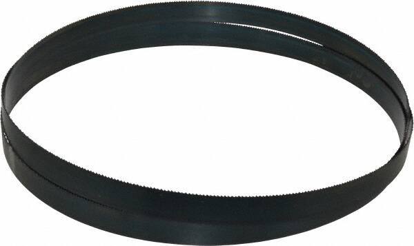 Starrett - 10 TPI, 11' Long x 1" Wide x 0.035" Thick, Welded Band Saw Blade - Carbon Steel, Toothed Edge, Raker Tooth Set, Flexible Back, Contour Cutting - Apex Tool & Supply
