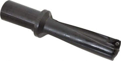 Kyocera - 3-3/4" Max Drill Depth, 3xD, 1-1/4" Diam, Indexable Insert Drill - 2 Inserts, 1-1/4" Shank Diam, Whistle Notch Shank - Apex Tool & Supply