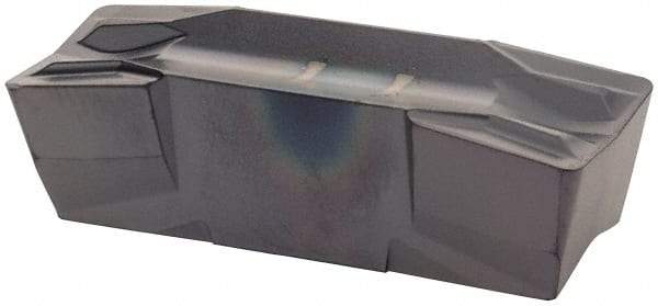 Iscar - 1000080GIF Grade IC908, 10mm Cutting Width Carbide Grooving Insert - 6mm Max Depth of Cut, Neutral, 0.8mm Corner Radius, TiAlN Finish - Apex Tool & Supply