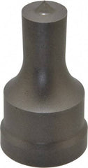Cleveland Steel Tool - 9/16 Inch Diameter Round Ironworker Punch - 1-1/32 Inch Body Diameter, 1-5/32 Inch Head Diameter, 1-15/16 Inch Overall Length - Apex Tool & Supply