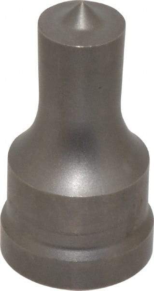 Cleveland Steel Tool - 5/8 Inch Diameter Round Ironworker Punch - 1-1/32 Inch Body Diameter, 1-5/32 Inch Head Diameter, 1-15/16 Inch Overall Length - Apex Tool & Supply