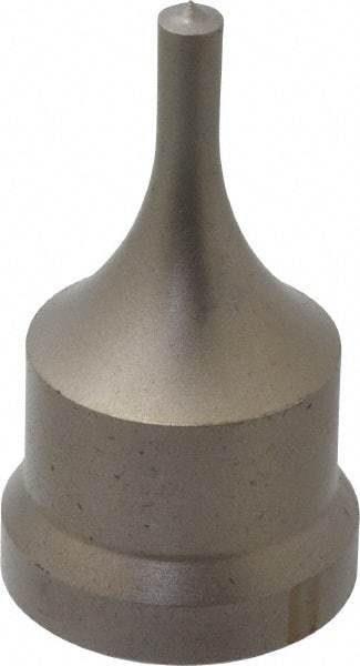 Cleveland Steel Tool - 7/32 Inch Diameter Round Ironworker Punch - 1-1/16 Inch Body Diameter, 1-7/32 Inch Head Diameter, 2-1/8 Inch Overall Length - Apex Tool & Supply