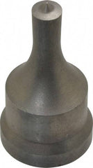 Cleveland Steel Tool - 3/8 Inch Diameter Round Ironworker Punch - 1-1/16 Inch Body Diameter, 1-7/32 Inch Head Diameter, 2-1/8 Inch Overall Length - Apex Tool & Supply