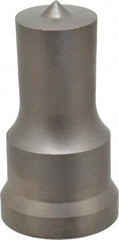Cleveland Steel Tool - 13/16 Inch Diameter Round Ironworker Punch - 1-1/16 Inch Body Diameter, 1-7/32 Inch Head Diameter, 2-1/8 Inch Overall Length - Apex Tool & Supply
