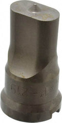 Cleveland Steel Tool - 9/16 Inch Wide Oblong Ironworker Punch - 1-1/16 Inch Body Diameter, 1-7/32 Inch Head Diameter, 2-1/8 Inch Overall Length - Apex Tool & Supply