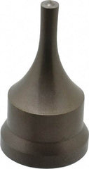 Cleveland Steel Tool - 1/4 Inch Diameter Round Ironworker Punch - 1-1/16 Inch Body Diameter, 1.24 Inch Head Diameter, 2-3/16 Inch Overall Length - Apex Tool & Supply