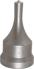 Cleveland Steel Tool - 5/16 Inch Diameter Round Ironworker Punch - 1-1/16 Inch Body Diameter, 1.24 Inch Head Diameter, 2-3/16 Inch Overall Length - Apex Tool & Supply