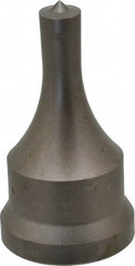 Cleveland Steel Tool - 3/8 Inch Diameter Round Ironworker Punch - 1-1/16 Inch Body Diameter, 1.24 Inch Head Diameter, 2-3/16 Inch Overall Length - Apex Tool & Supply