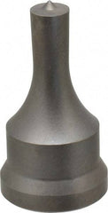 Cleveland Steel Tool - 7/16 Inch Diameter Round Ironworker Punch - 1-1/16 Inch Body Diameter, 1.24 Inch Head Diameter, 2-3/16 Inch Overall Length - Apex Tool & Supply
