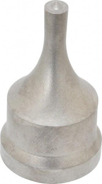 Cleveland Steel Tool - 5/16 Inch Diameter Round Ironworker Punch - 1-7/32 Inch Body Diameter, 1-3/8 Inch Head Diameter, 2-3/8 Inch Overall Length - Apex Tool & Supply