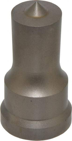 Cleveland Steel Tool - 15/16 Inch Diameter Round Ironworker Punch - 1-7/32 Inch Body Diameter, 1-3/8 Inch Head Diameter, 2-3/8 Inch Overall Length - Apex Tool & Supply