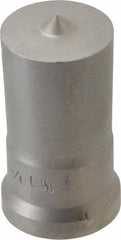 Cleveland Steel Tool - 1-1/4 Inch Diameter Round Ironworker Punch - 1-7/32 Inch Body Diameter, 1-3/8 Inch Head Diameter, 2-3/8 Inch Overall Length - Apex Tool & Supply