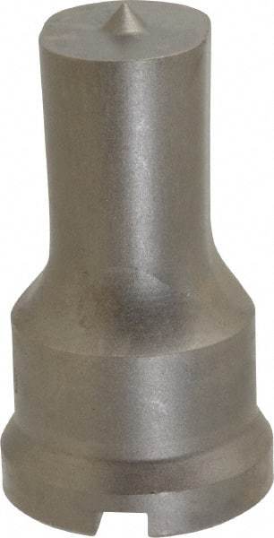Cleveland Steel Tool - 13/16 Inch Wide Oblong Ironworker Punch - 1-7/32 Inch Body Diameter, 1-3/8 Inch Head Diameter, 2-3/8 Inch Overall Length - Apex Tool & Supply