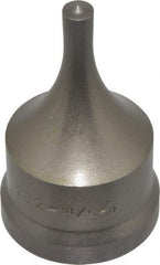 Cleveland Steel Tool - 5/16 Inch Diameter Round Ironworker Punch - 1-17/32 Inch Body Diameter, 1-11/16 Inch Head Diameter, 2-11/16 Inch Overall Length - Apex Tool & Supply