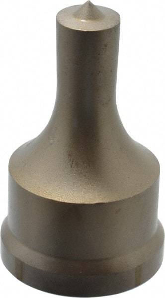 Cleveland Steel Tool - 5/8 Inch Diameter Round Ironworker Punch - 1-17/32 Inch Body Diameter, 1-11/16 Inch Head Diameter, 2-11/16 Inch Overall Length - Apex Tool & Supply