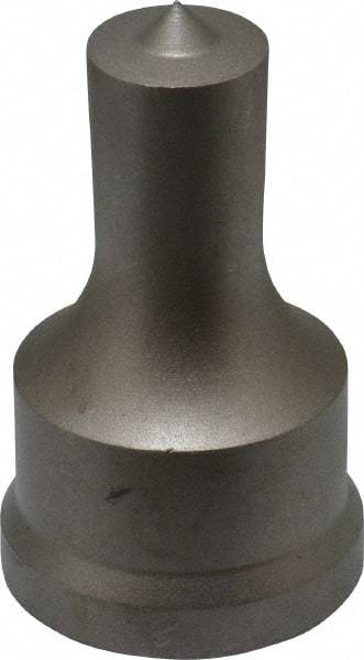 Cleveland Steel Tool - 13/16 Inch Diameter Round Ironworker Punch - 1-17/32 Inch Body Diameter, 1-11/16 Inch Head Diameter, 2-11/16 Inch Overall Length - Apex Tool & Supply